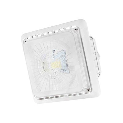 55W de vierkante 7150 Lumen100v LEIDENE Luifel steekt 8,94 ' ×8.94 ' ×4.53“ aan
