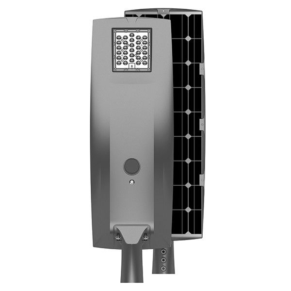 Bruine Geen Bedradings Zonne Aangedreven LEIDENE Straatlantaarns 70W 5700K met de Batterij van 12V 20AH